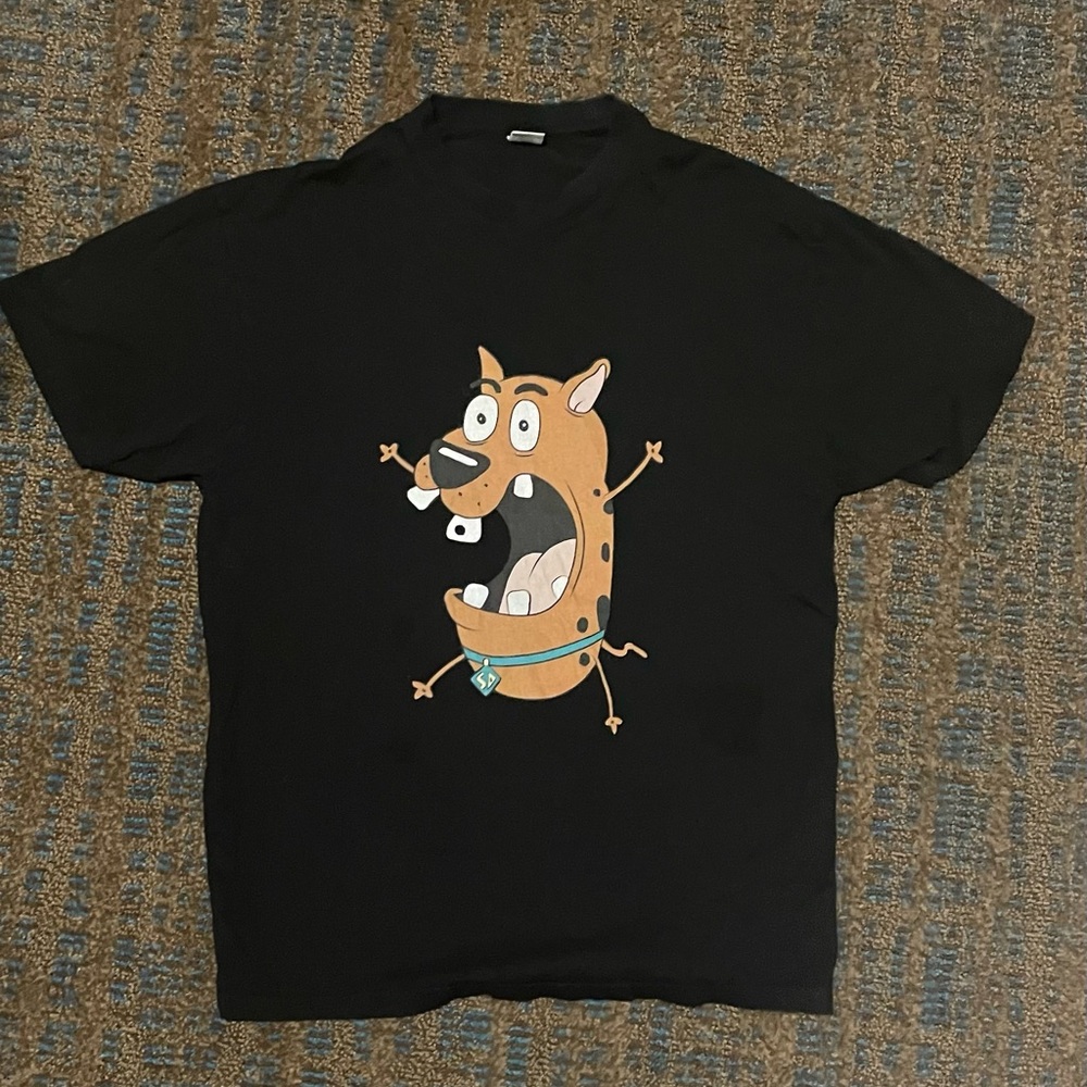 Black Scooby-Doo Graphic T-Shirt
